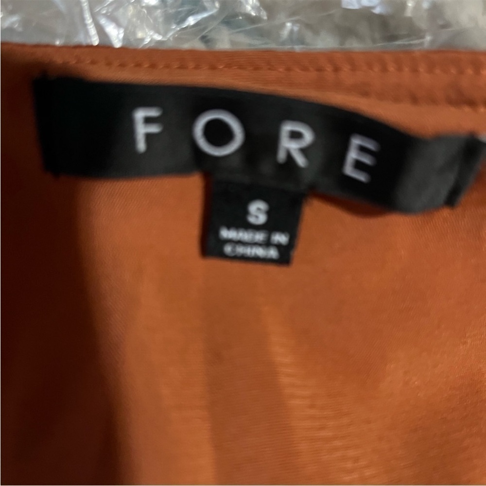 🛍Bundle sale🛍Orange fore women’s skirt wrap style size small - Picture 8 of 10